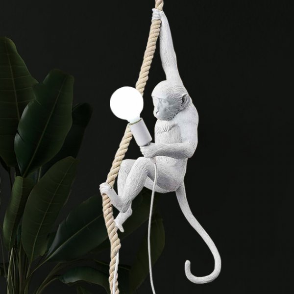 喜猴抱金吊燈